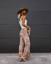 Mckenna Printed Bell Bottom Pants